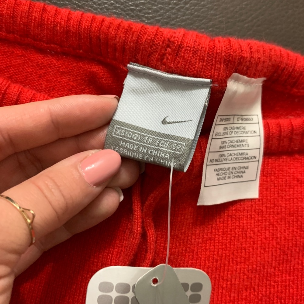 Cashmere Red Nike Sweatpants Rare - Picture 4 of 5